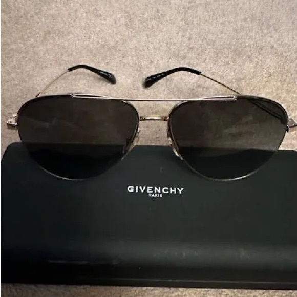 Givenchy unisex GV Speed Aviator-Style Metal Sunglasses - Picture 3 of 6